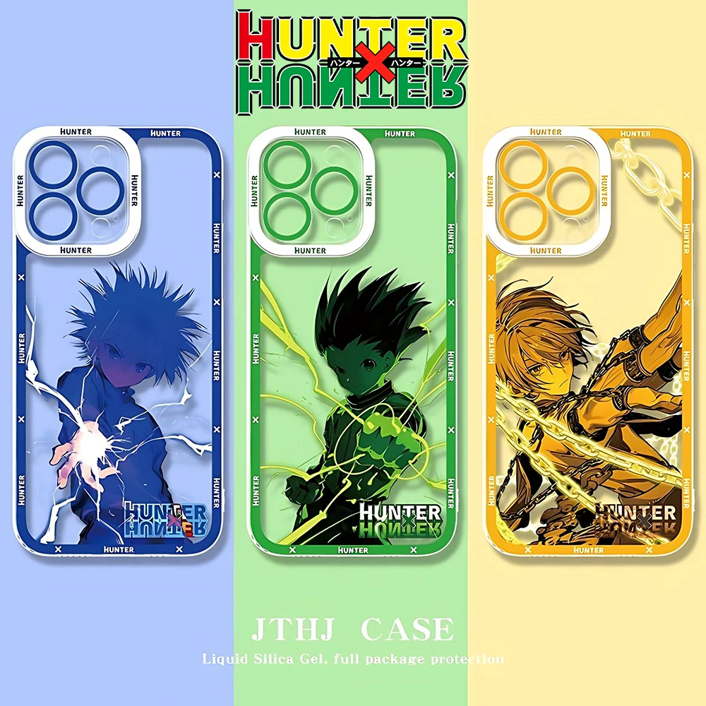 Funda de teléfono Anime HUNTER × HUNTER para Xiaomi Redmi Note 13 12 12S 12C 11 10 10C 13C 10s A1 A2 A3 Pro Plus 4G 5G funda suave de TPU