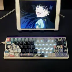 Teclado mecánico Made68 Wooting – Teclas PBT Cereza Anime