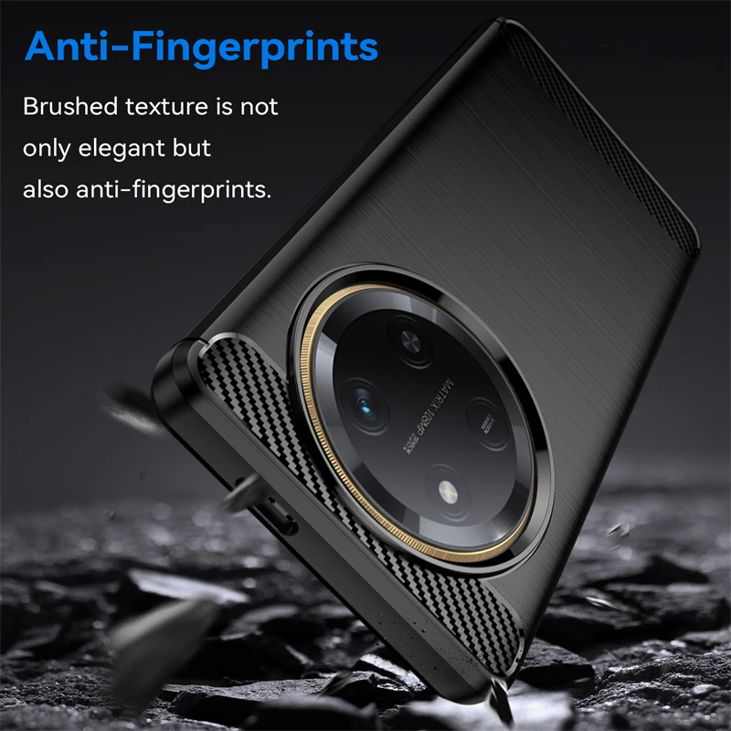 Para Huawei Honor X9C funda para Honor X9C Capas nuevo teléfono trasero a prueba de golpes parachoques suave TPU cubierta de fibra de carbono Honor X9C X9 C - imagen 5