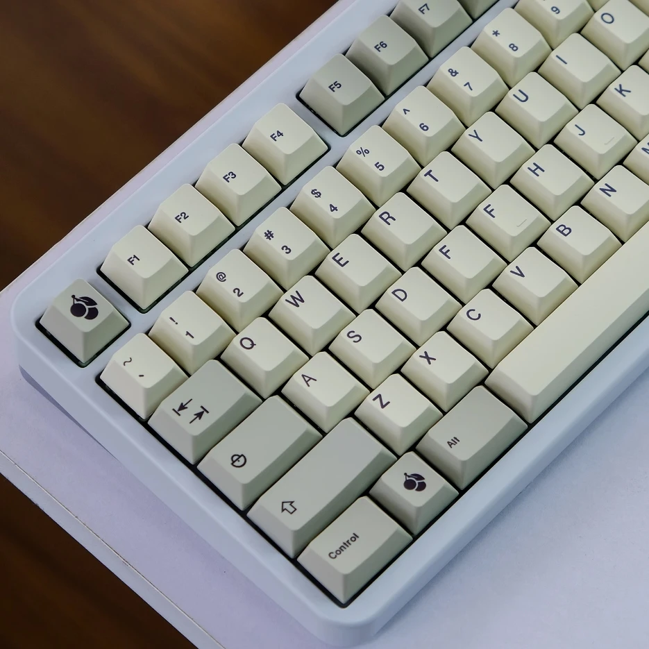 GMK-Juego de 168 teclas, Mike Hineybeige Retro teclas blancas, PBT Dye, subcama, perfil de cereza, para teclados Alice Cherry - imagen 3