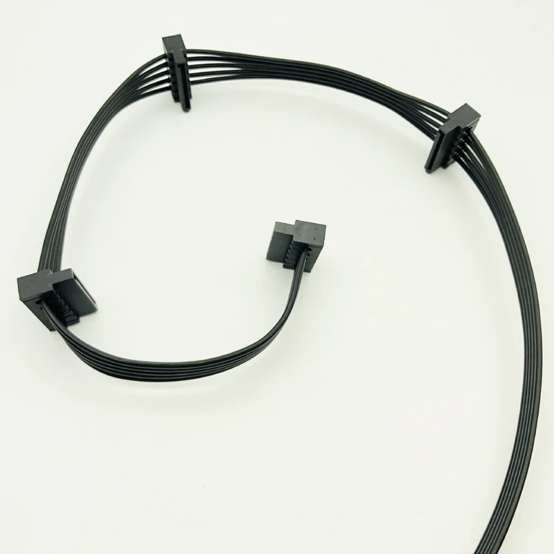 Cables de ordenador PCI-E 6 pines macho 1 a 4 SATA hembra, Cable de fuente de alimentación divisor para Corsair RM650X RM750X RM850X RM1000X - imagen 5