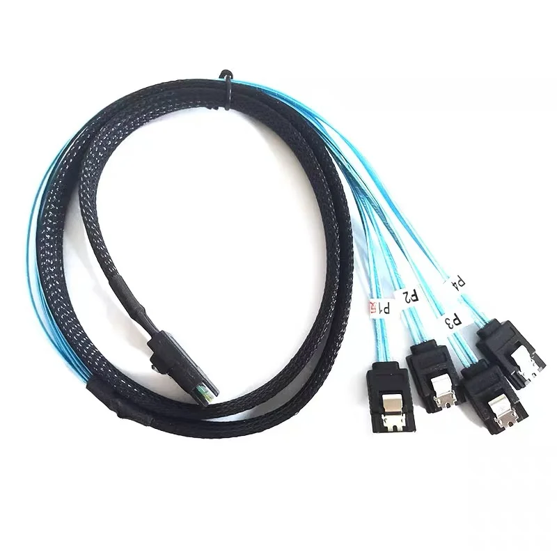 0,5 m 70 cm 1,0 m Mini SAS 36Pin SFF-8087 Host a 4 SATA 7Pin Cable divisor de disco duro