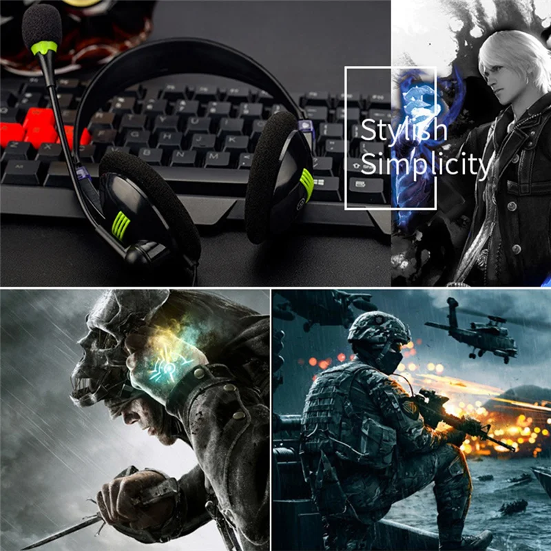 Auriculares de ordenador USB Operador de negocios Auriculares especiales Auriculares con cable Auriculares de control en línea con adaptador Typec, duraderos - imagen 4