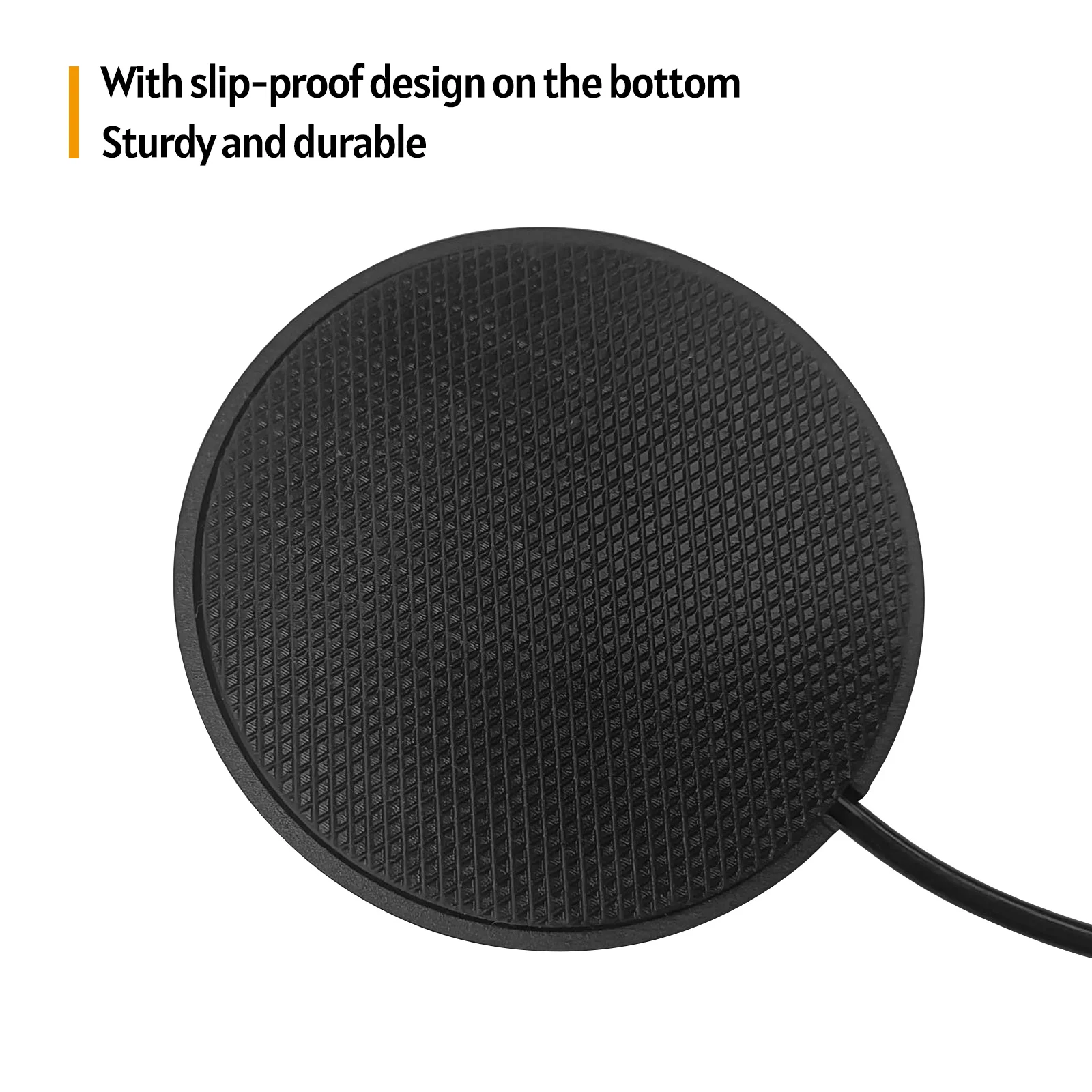 Micrófono USB 360 °   Micrófono omnidireccional con cable de 2 m para videoconferencia en computadora Enseñanza en línea Grabación de videojuegos