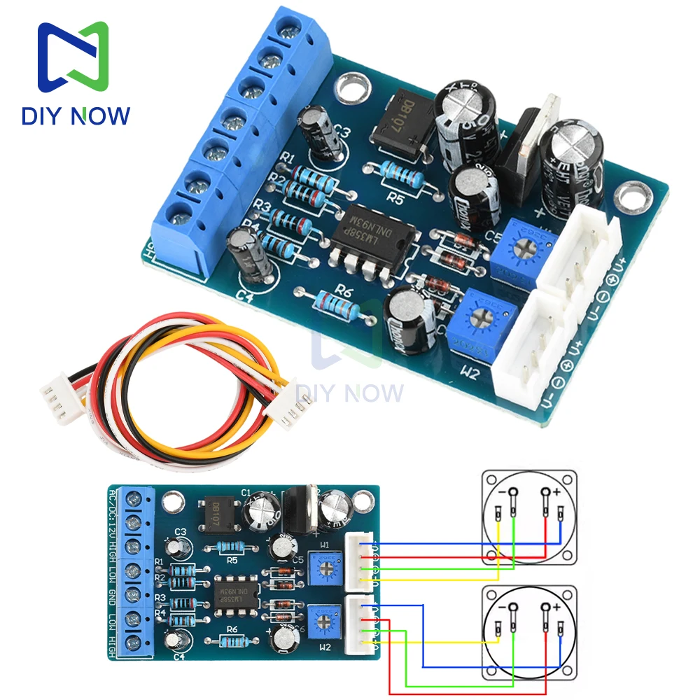 AMPLIFICADOR DE placa controladora AC/DC 12-15V VU, amplificador de tubo preetapa, módulo controlador de medidor de nivel db adecuado para TA7318P - imagen 2