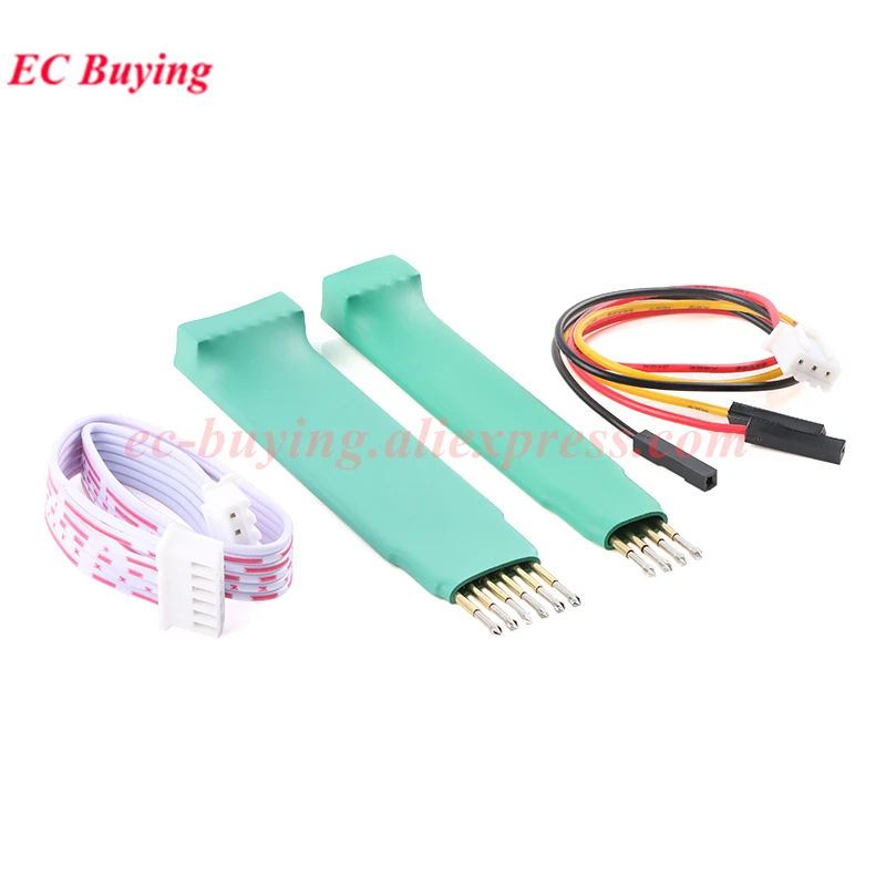 2,54mm 2,0mm 3P 4P 5P 6P 8P aguja de prueba de resorte Pin programa STC STM32 STM8 Chip máquina quema escritura microcontrolador programación - imagen 2