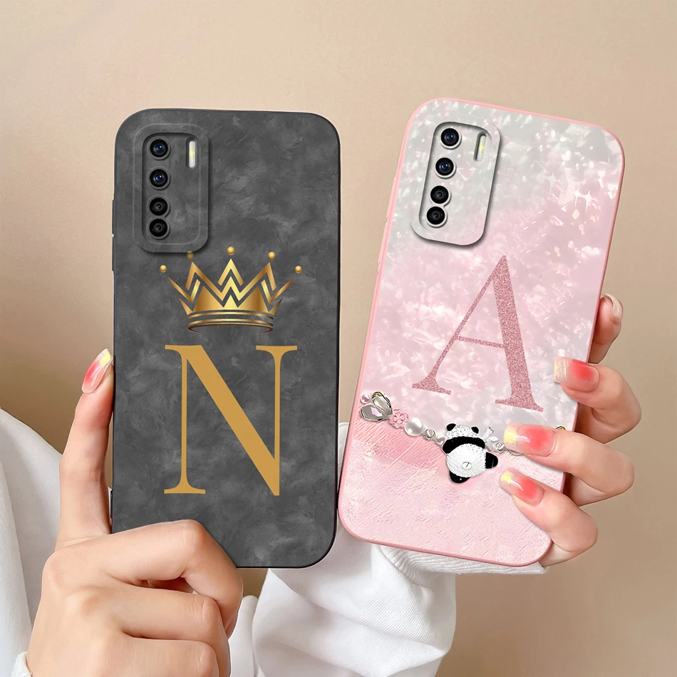 Para Oppo F15 F17 Pro Funda de teléfono letras creativas Funda protectora de alta calidad para Oppo F 15 F 17 carcasa de silicona líquida suave