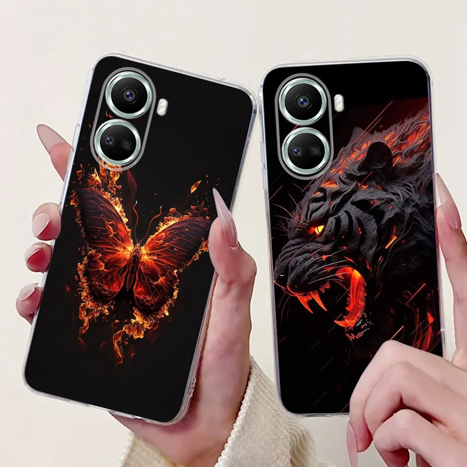 Nuevo diseño de funda de teléfono para Huawei Nova 10 SE 10Pro, funda trasera delgada de TPU transparente para Huawei Nova 10SE Nova10 Pro, fundas de silicona suave - imagen 4