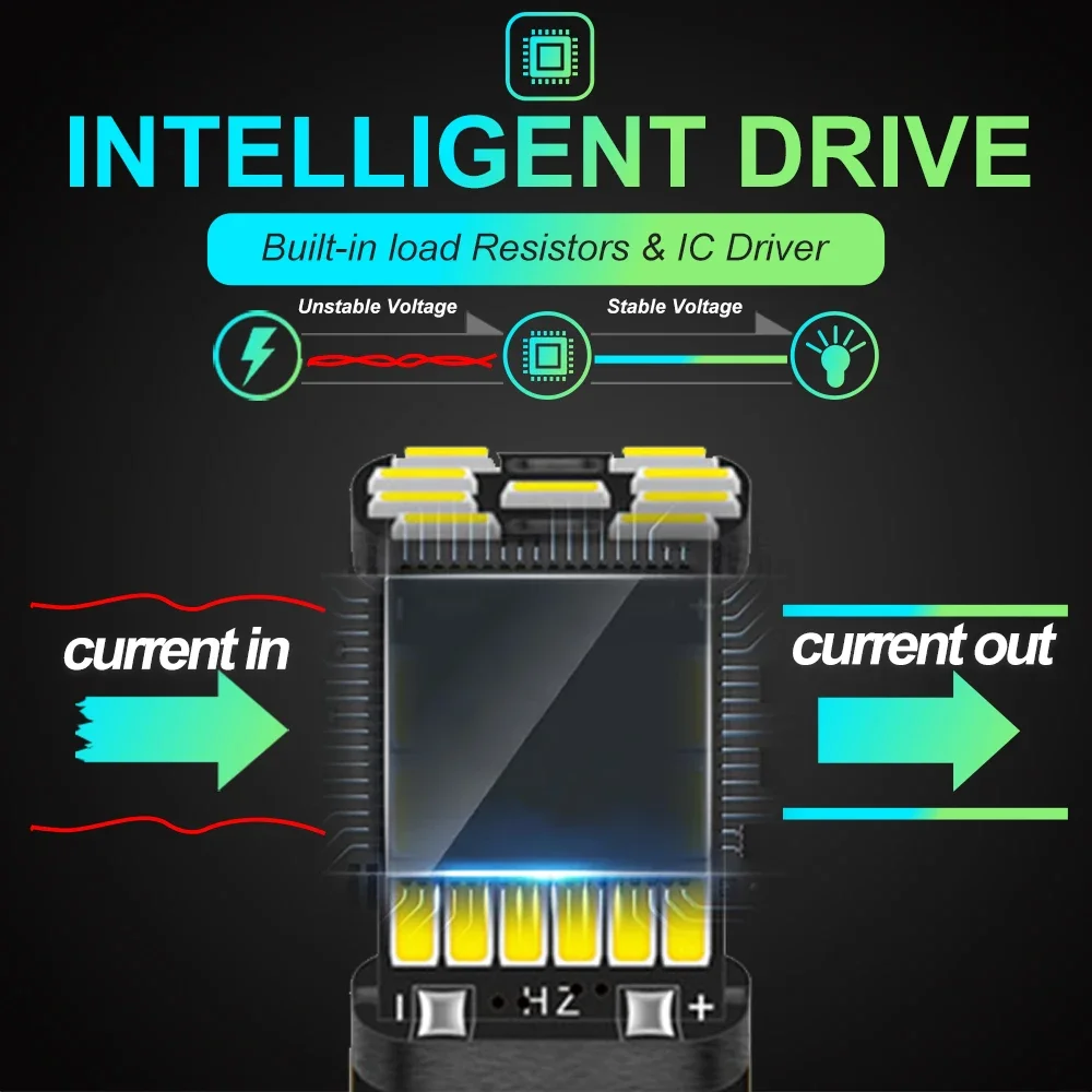 10 Uds T15 W16W 921 912 T16 T10 902 bombillas LED de alta potencia 45 Uds 4014SMD superbrillante 1200LM reemplazar para luz de marcha atrás de coche blanco - imagen 4