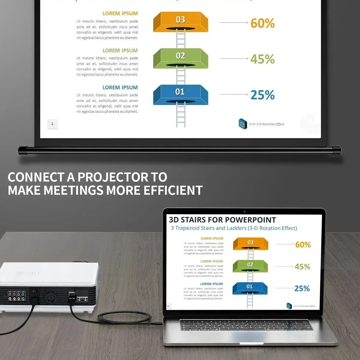 Adaptador de Cable USB C tipo C a HDMI, 4K, 60Hz, Ethernet de alta velocidad, Cable compatible con HDMI para proyector, HDTV, tableta, Smart TV Stick - imagen 5