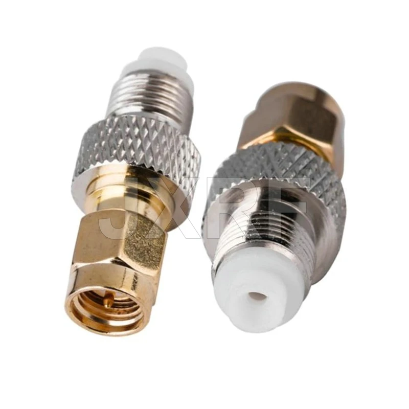 Conector JXRF 2 uds FME macho hembra a SMA macho hembra adaptador Coaxial RF FME a conector Jack Coaxial SMA - imagen 4