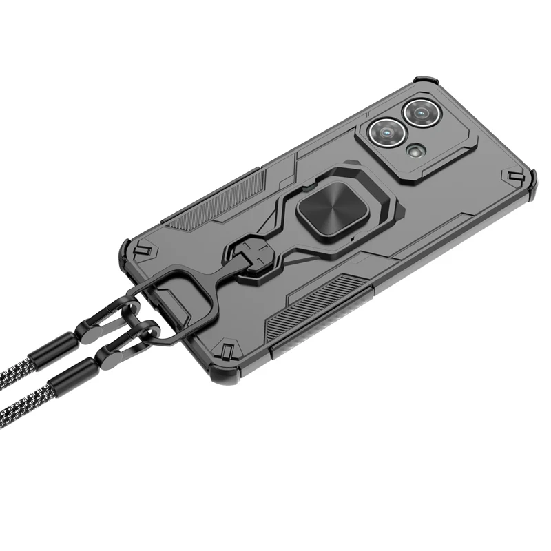 Funda de teléfono King Kong con soporte de Metal para Motorola Edge 40 Neo, Funda de hoja de hierro magnética para Moto Edge 40 Neo 5G чехол Funda - imagen 5