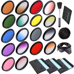 RISE Filtros Circulares Ajustables para Lente – Tapa Limpieza