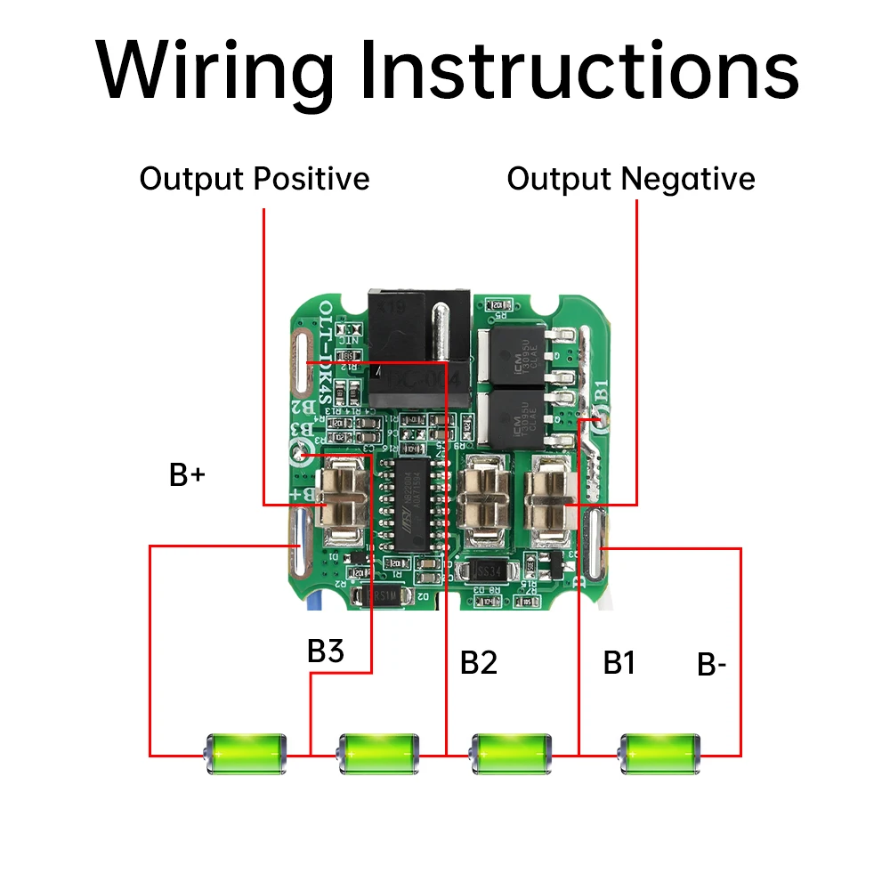 Cargador/descargador de batería de litio 4S, 16,8 V, módulo ecualizador, sistema de gestión de batería de iones de litio 18650 para herramienta eléctrica - imagen 5