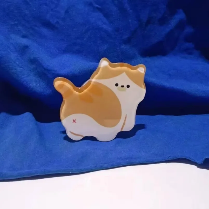 Soporte Universal para teléfono con Airbag de gato de dibujos animados, soporte perezoso portátil creativo, soporte de Airbag elástico adhesivo transparente - imagen 2