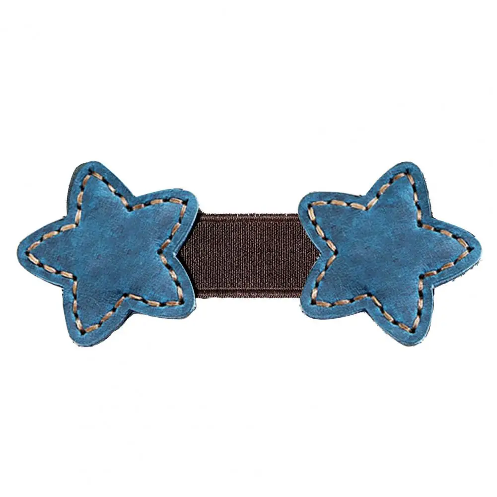 Almacenamiento de páginas de cuero sintético duradero, Clip de marcapáginas magnético en forma de estrella para amantes de la lectura, soporte de página de libro de cuero sintético - imagen 5