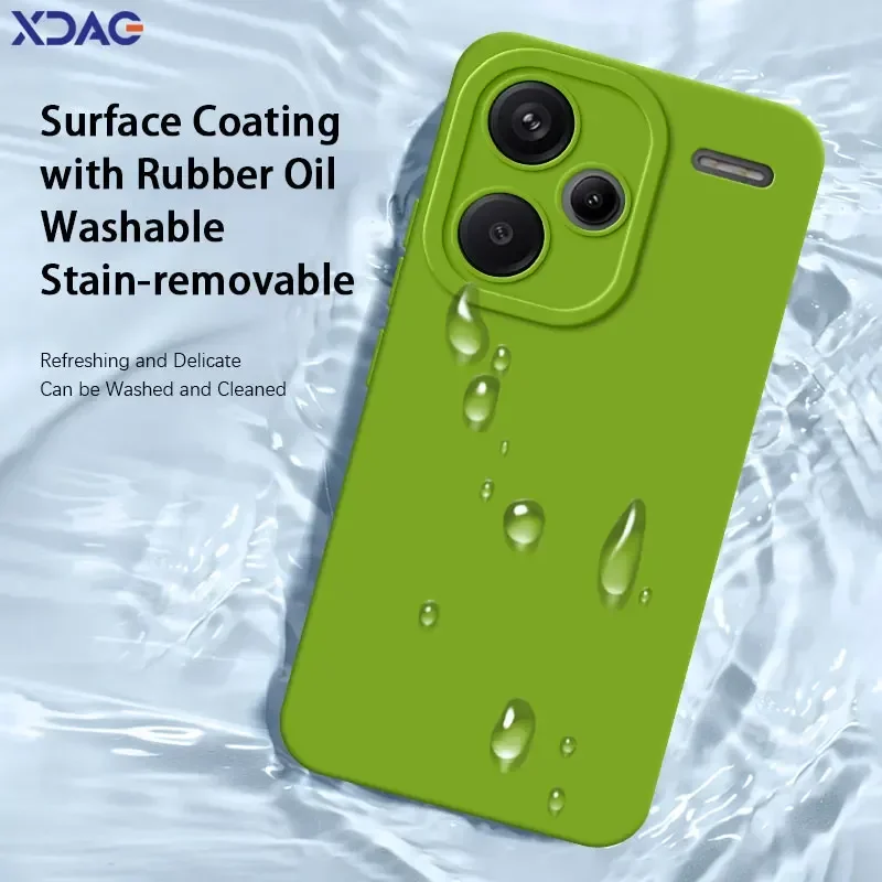 Funda de silicona líquida cuadrada con ojos de Ángel de lujo para Redmi Note 13 Pro Plus 5G, bolsas suaves para teléfono móvil Note13 13Pro 13ProPlus - imagen 5