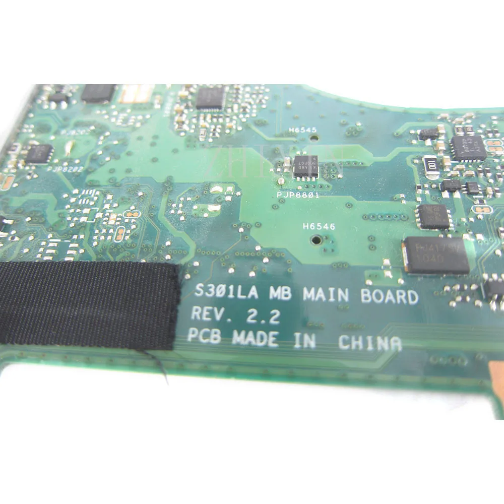 Para For Asus S301L S301LA Q301LA S301LP placa base para ordenador portátil I5-4200 CPU 4GB RAM 90NB02Y0-R00100 S301LA placa base 100% prueba - imagen 2