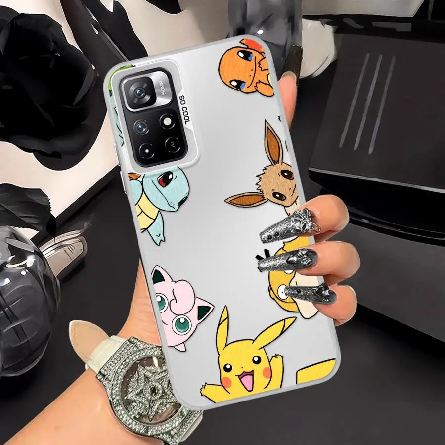 Funda para Xiaomi Mi 13T 12T Pro 11 Lite Funda trasera para teléfono Poke-monS Pika-chuS Linda - imagen 3