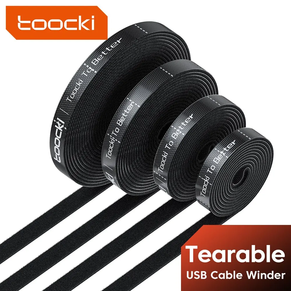 Toocki, organizador de cables, cable de gestión, organizador, cables, cuerda enrollable, accesorios para teléfono, organizador de cables