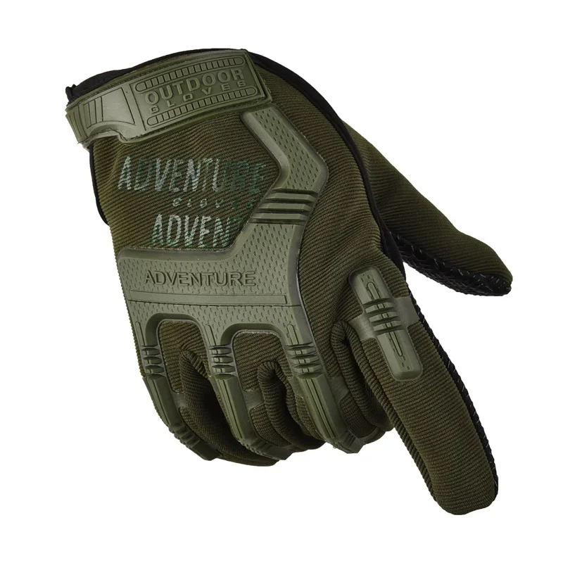 Guantes tácticos militares del ejército con pantalla táctil para hombres y mujeres, guantes de dedo completo para Paintball Airsoft, combate, motocicleta, nudillos duros - imagen 5