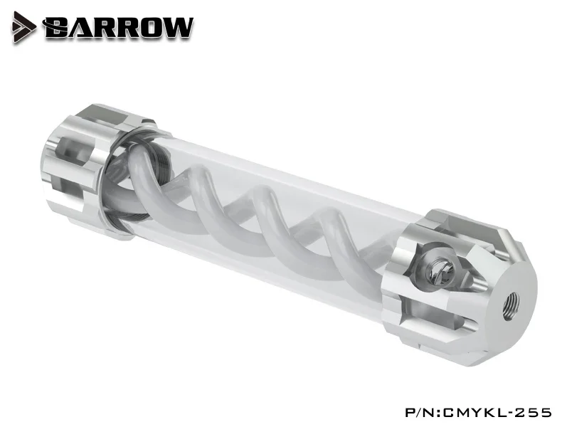 Depósito de Virus Barrow T, tanque de refrigeración de agua, cubierta de aluminio + cuerpo acrílico OD50mm, caja espiral de DNA 5V RGB CMYKL - imagen 3