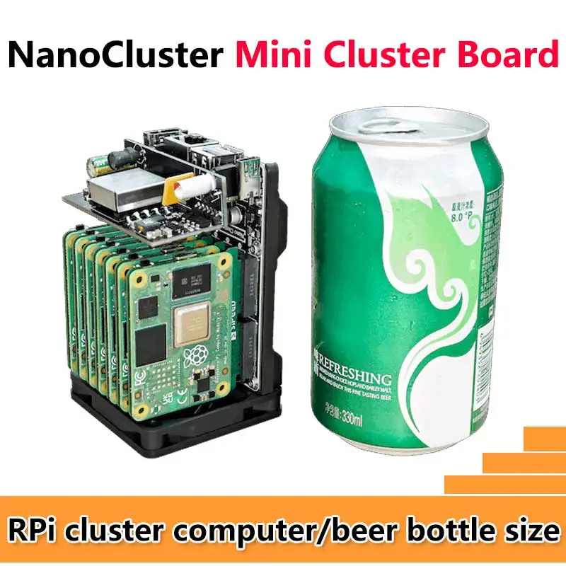 Sipeed NanoCluster Mini tablero de grupo mini centro de datos para Raspberry Pi CM45 /LM3H /M4N / computadora - imagen 3