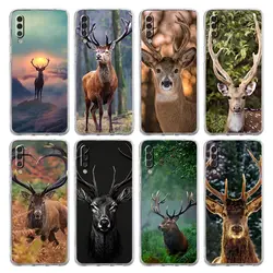 Camuflaje de caza de ciervos para Samsung Galaxy A14 funda A50 A70 A30 A40 A20E A10 A10S A20S A02S A04S A12 A22 A32 A34 A42 A52 5G A54