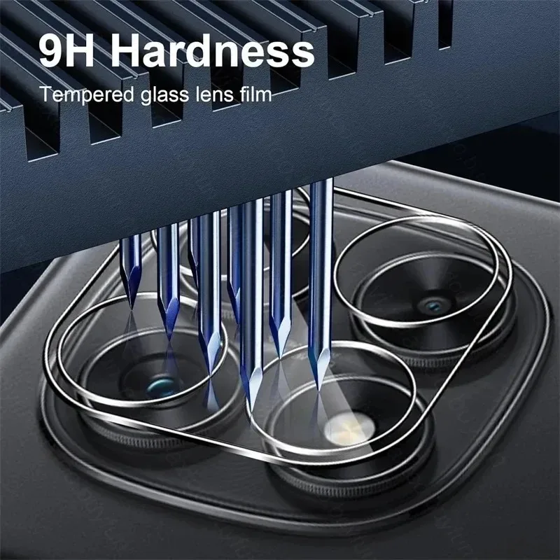 5 uds Protector de lente de cámara de vidrio para Redmi Note 15 14 Pro Plus 5G cubierta completa vidrio Protector 3D para película de cámara - imagen 5