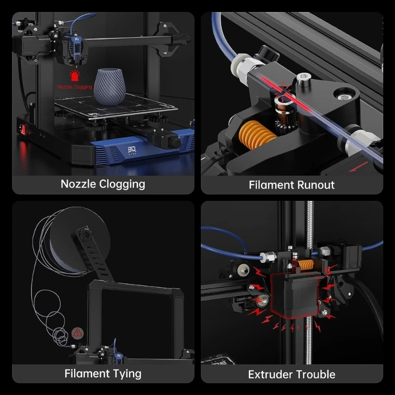agotamiento filamento inteligente SFS V2.0 para monitoreo filamentos impresión 3D para Control SKR Mini - imagen 4