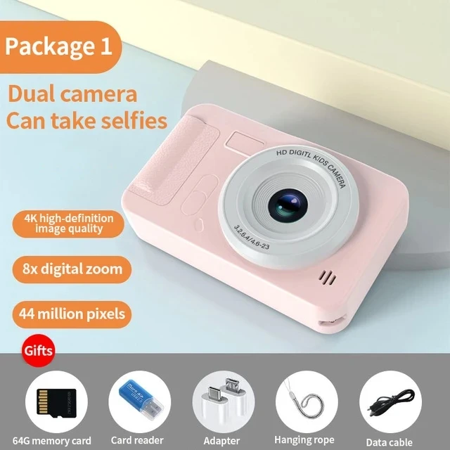 Pink Camera and 64G
