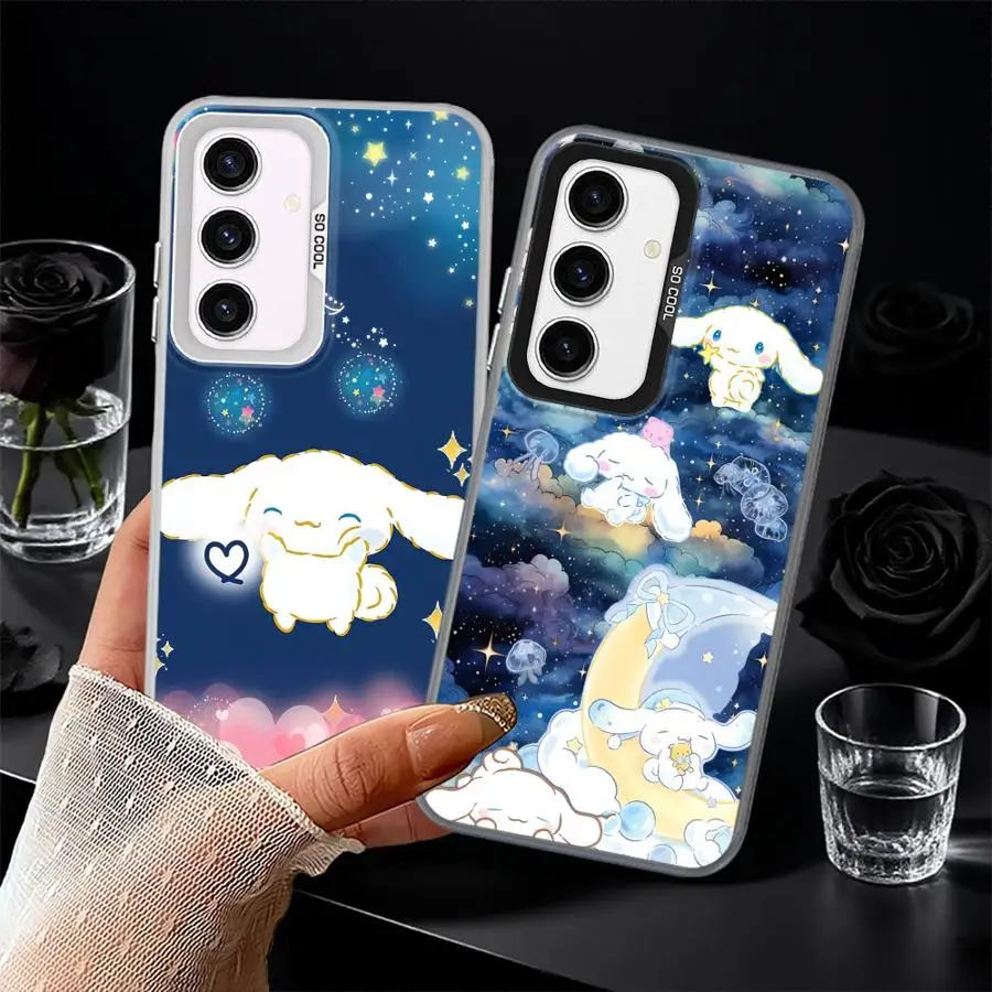 Funda para Samsung Galaxy A73 A22 A52 A53 A24 A36 A33 A34 A32 A23 A25 A26 funda trasera para teléfono cielo estrellado Cinnamoroll - imagen 3