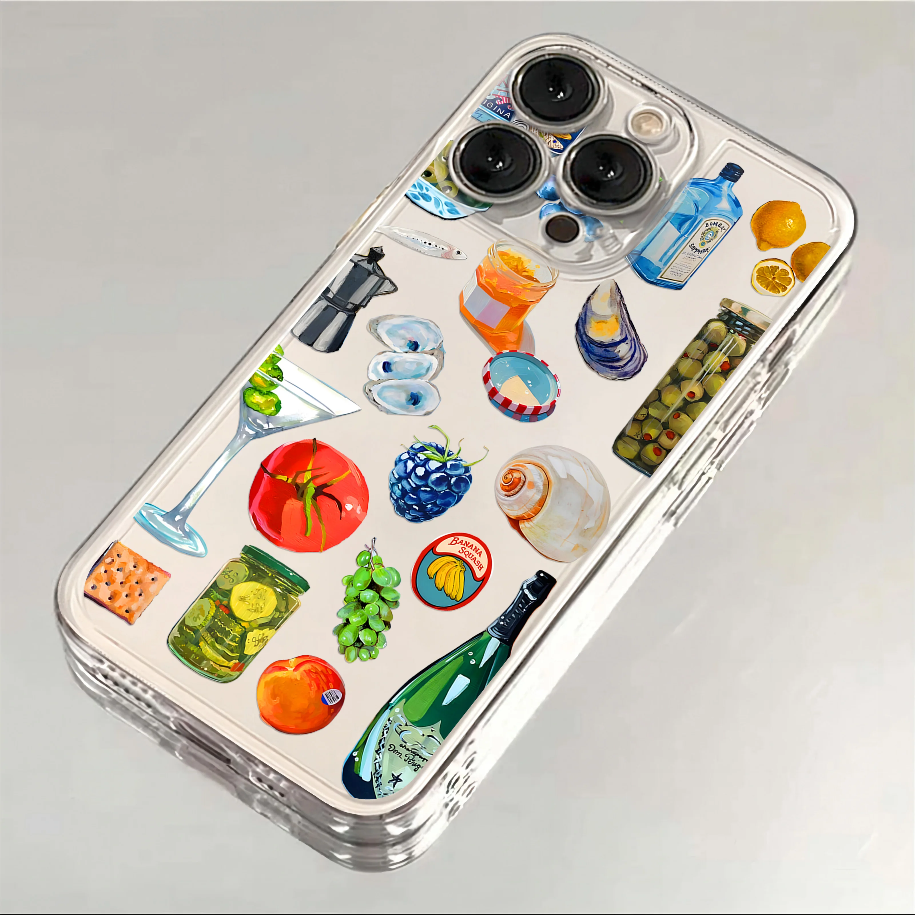 Funda de teléfono con diseño de limón y vino con paisaje costero para Tecno Spark Go 30C 10 Camon 30 20 19 Pova 6 5 Pro Itel S23 A70 4G 5G, funda de TPU - imagen 4