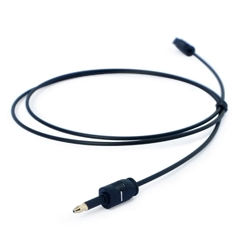 Cable de Audio Toslink con enchufe de 3,5mm, Cable de fibra óptica SPDIF Digital chapado en oro para altavoz, reproductor Blu-ray, amplificador de potencia Xbox - imagen 4
