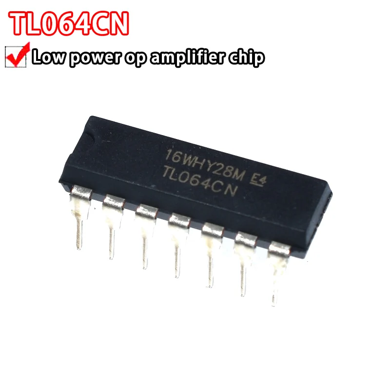 10 piezas TL064CN TL074CN TL084CN se inserta directamente en DIP14 TL064 TL074 TL084