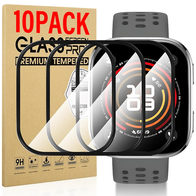 Películas protectoras de cobertura completa para reloj inteligente Amazfit Bip 6, Protector de pantalla curvo 3D, antiarañazos, accesorios para Amazfit Bip6