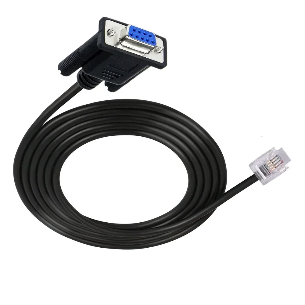 Cable de consola serie DB9 RS232 a RJ11 6P4C de 6 pies para APC AP7800 AP7900 RS232 940-0144A 1,8 M - imagen 5