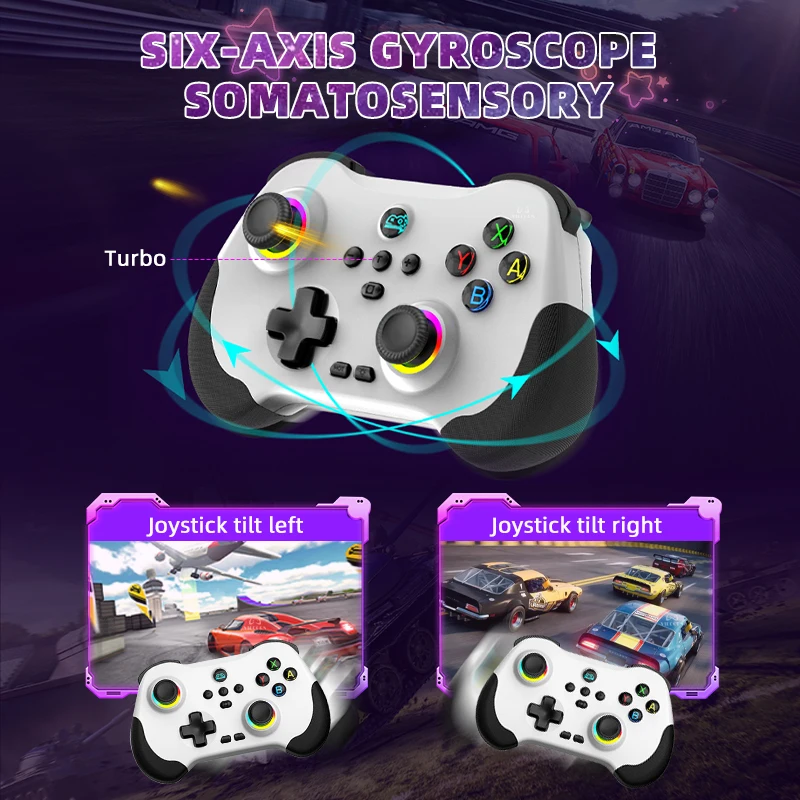 Mini mando inalámbrico de doble salón, controlador de juego de PC para ROG Ally PC Steam Deck Switch OLED ROG AllyJoystick, regalo - imagen 5