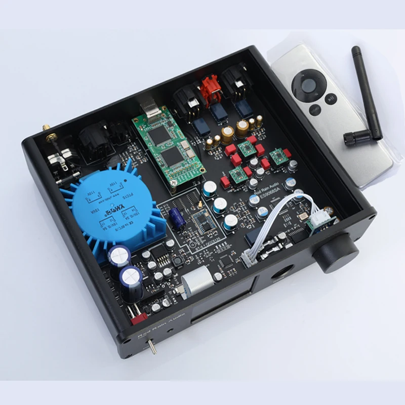 Rod Rain Audio-decodificador de Audio DA68 ES9068 HIFI, Bluetooth 5,1, tarjeta de sonido USB DAC, interfaz Digital, auriculares Amp, soporte DSD512 PCM384 - imagen 5