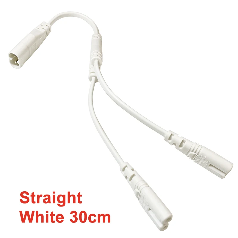 1 unidad IEC 320 C8 2 pines macho a 2 x C7 hembra Y Cable de alimentación dividido negro/blanco IEC 320 C7 a C8 cables de extensión C8 macho a C7 hembra - imagen 3