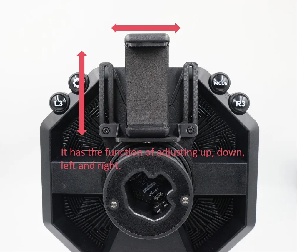 Soporte universal para teléfono SIMPUSH compatible con Thrustmaster T598P - Abrazadera resistente, fácil instalación - imagen 3