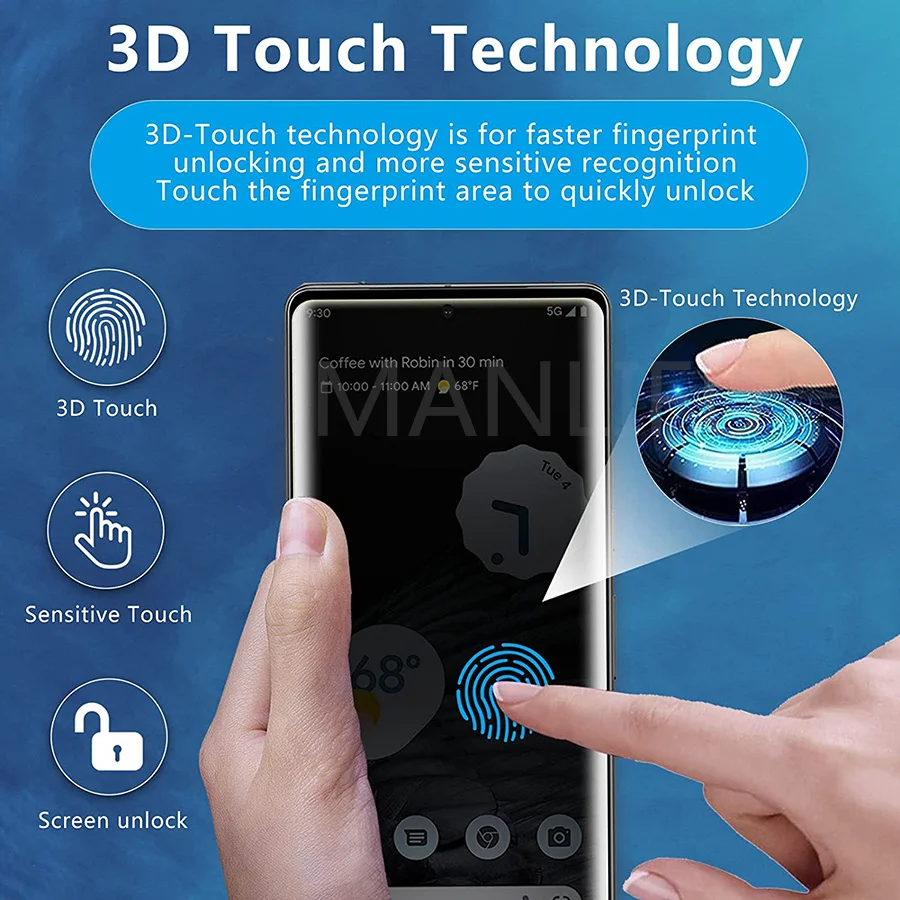 Vidrio Templado antiespía 9H para Google Pixel 7a 6 7 Pro, película protectora de pantalla para Google Pixel 6A 5G, 2022 películas de vidrio - imagen 4