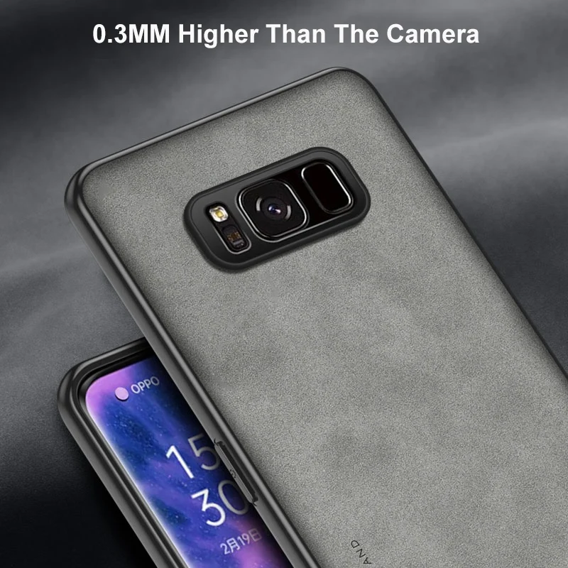 Para Samsung Galaxy S8 Plus funda de lujo de cuero PU funda de teléfono para Samsung S8 S8Plus contraportada TPU silicona protección a prueba de golpes - imagen 5