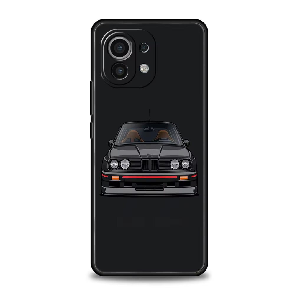 Funda de teléfono para Xiaomi Mi 14, 13, 12, 11 Lite, 13T, 12T, 11x, 11T, 10T Pro, 9T, Note 10 Lite, cubierta negra suave, JDM, Tipo R, Civic Sport Car - imagen 5