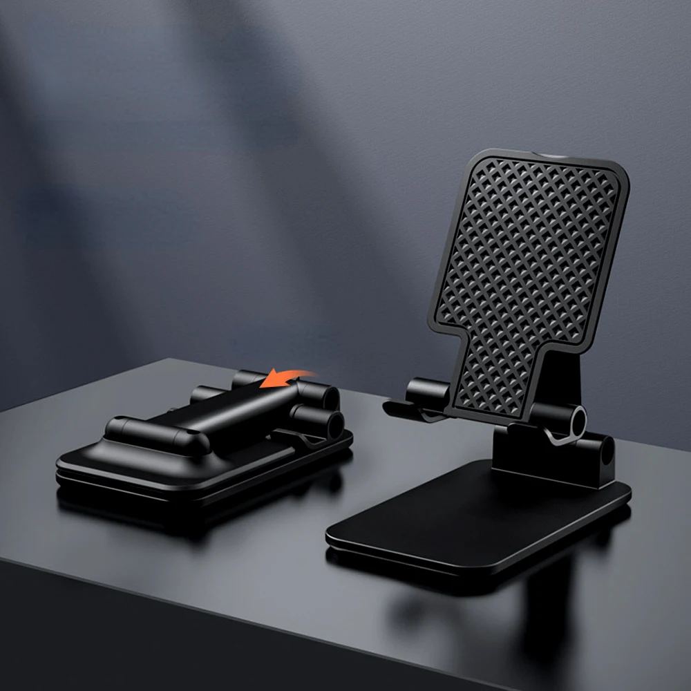 Soporte plegable para teléfono móvil, soporte de escritorio para iPad, iPhone, Samsung, soporte de escritorio ajustable para teléfono inteligente - imagen 2