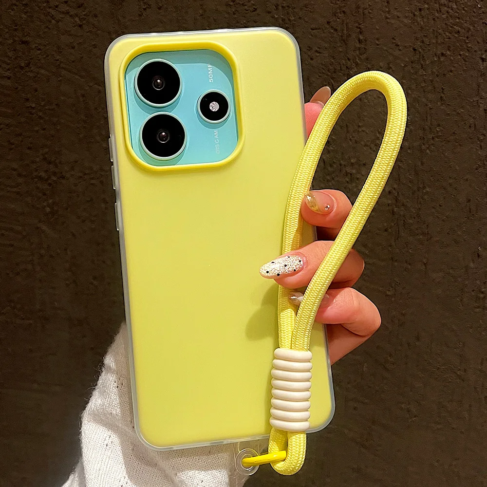 Para POCO X7 5G funda suave mate caramelo transparente a prueba de golpes fundas de teléfono de lujo para Xiaomi POCO X7 X5 X6 M6 Pro 4G cubierta - imagen 3