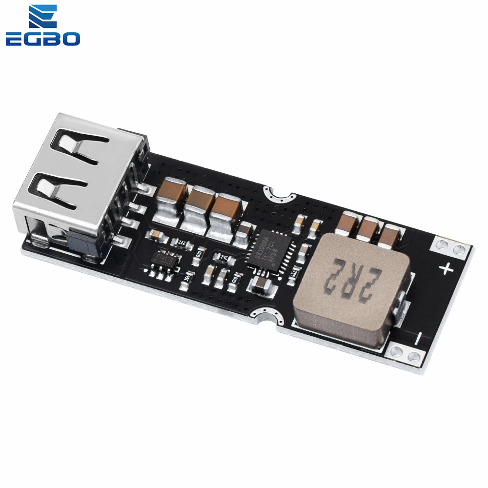 Placa de módulo de potencia de refuerzo de batería de litio de una sola celda de rendimiento: entrada de 3,7 V/4,2 V carga rápida de teléfono móvil QC2.0/QC3.0 TPS61088 - imagen 2