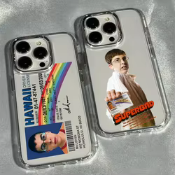 Funda Transparente McLovin para iPhone 15/14/13/12/11 Pro Max Antigolpes