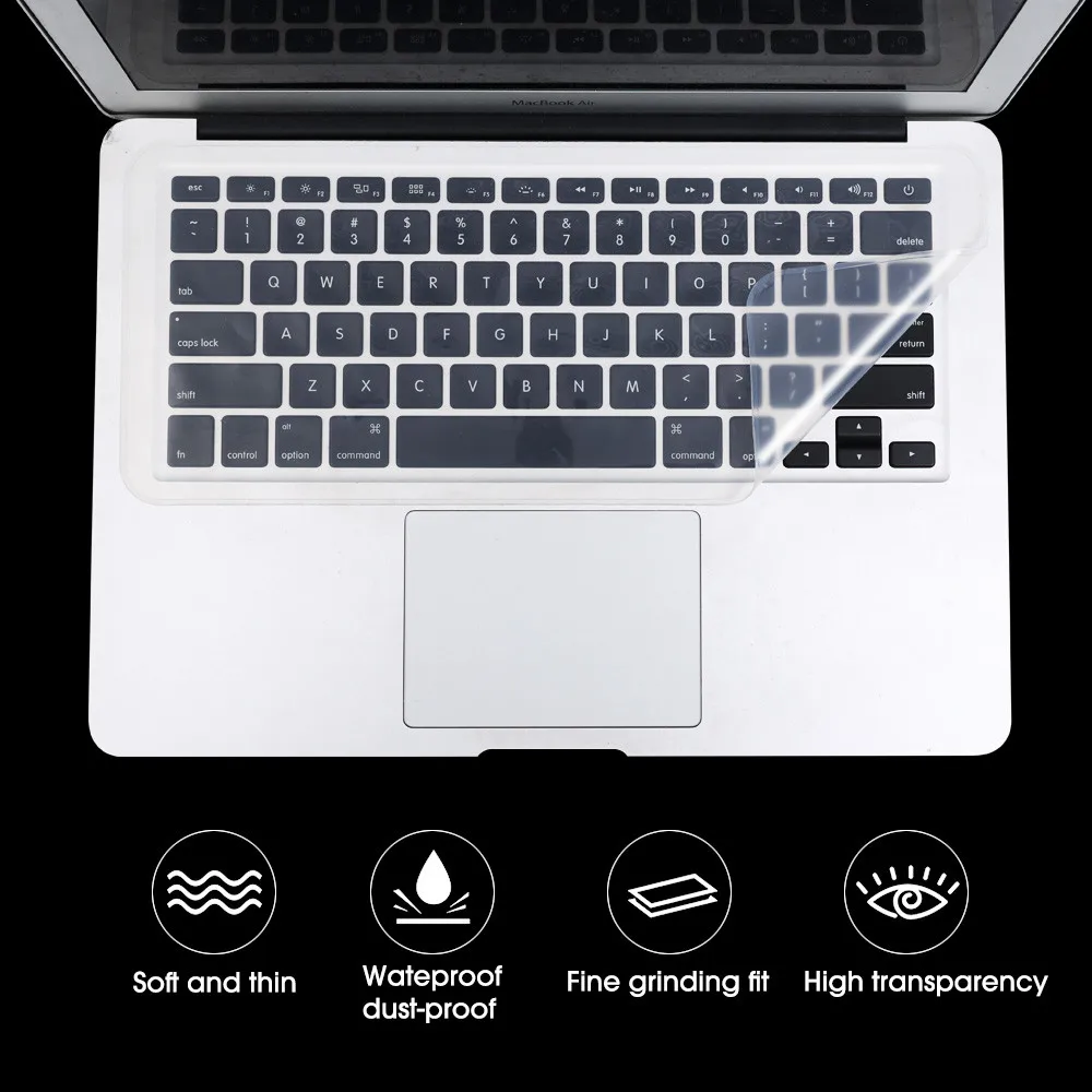 Protector de teclado portátil de silicona impermeable y antipolvo - imagen 5