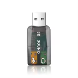 Tarjeta de sonido independiente USB con canal de sonido 5,1, ordenador externo para reemplazar la tarjeta de sonido USB del portátil PCI, interfaz USB a audio